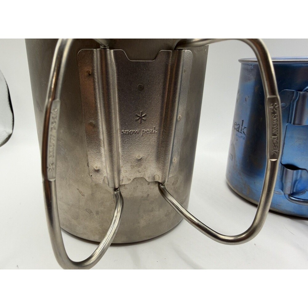 Snow Peak Titanium 450 Mug 700 Pot Ultralight Camping Trek Hunting Backpacking - Picture 3 of 6